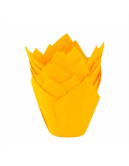 TULIPAS LISAS Nº16 AMARILLA x50