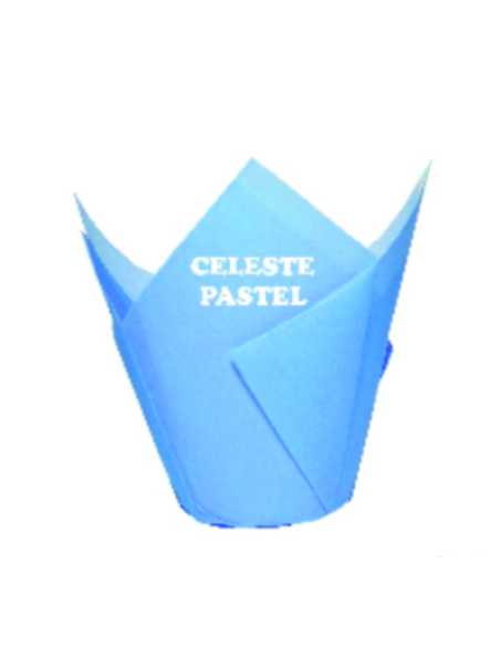 TULIPAS PASTEL Nº16 CELESTE x50