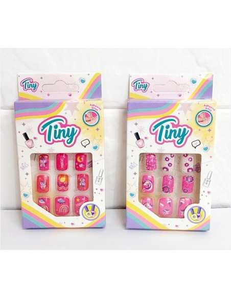 SET UÑAS POSTIZAS INFANTIL TINY FASHION MODELOS
