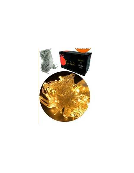 GUIRNALDA LED 100 LUCES 10M EN CAJA 220V CALIDA
