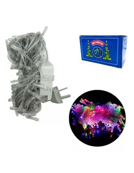 GUIRNALDA LED 100 LUCES 10M EN CAJA 220V MULTICOLOR