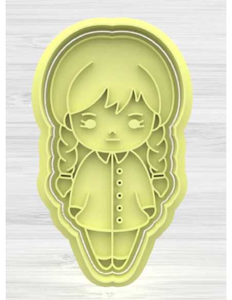 CORTANTE + STAMP 8,5cm MERLINA ADDAMS