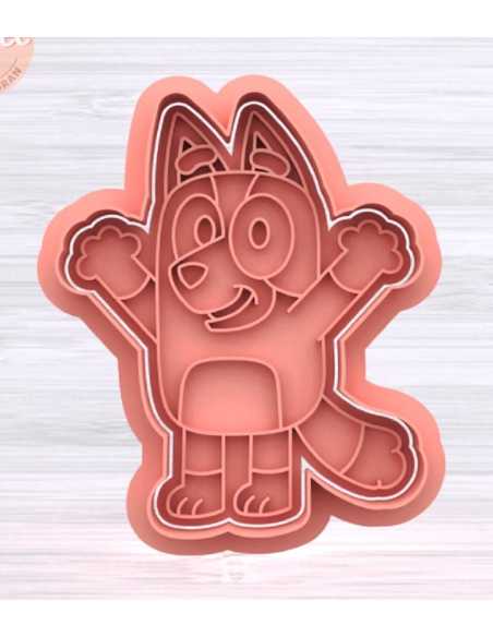CORTANTE + STAMP 8cm BLUEY (D1)
