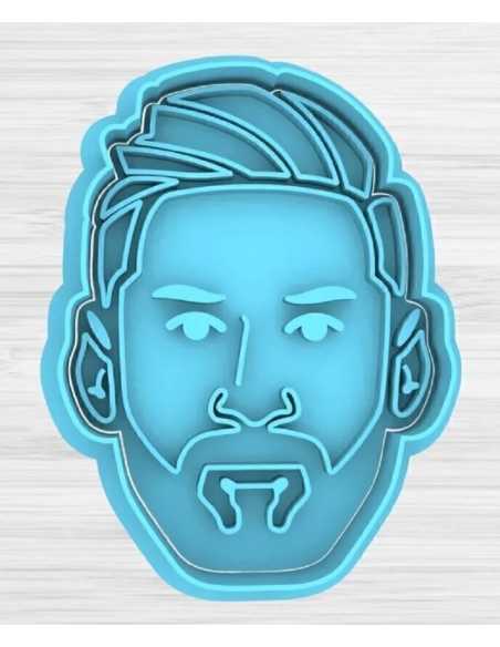 STAMP 8cm MESSI 10
