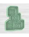 CORTANTE + STAMP 8cm BLOQUES BABY
