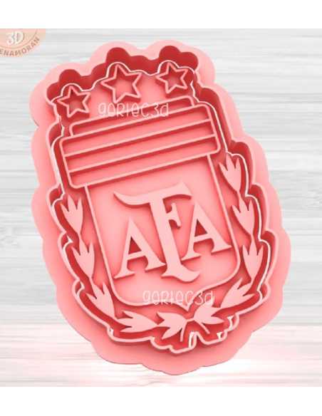 CORTANTE + STAMP 8,5cm AFA 3 ESTRELLAS SELECCIÓN