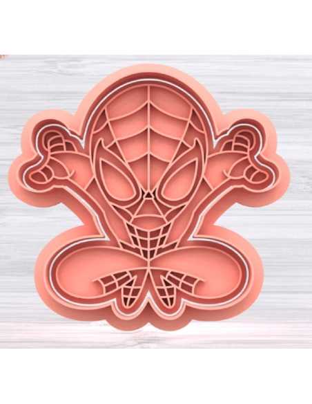 CORTANTE + STAMP 8,5cm HOMBRE ARAÑA