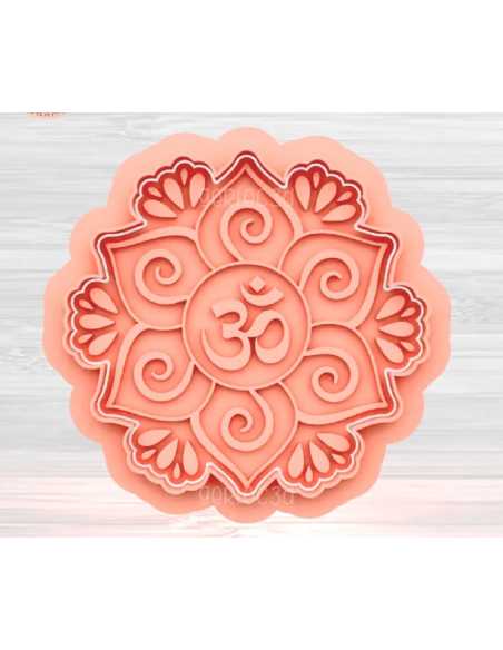 CORTANTE + STAMP 8,5cm MANDALA OHM
