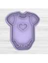 CORTANTE + STAMP 8cm BODY BEBÉ C/CORAZON