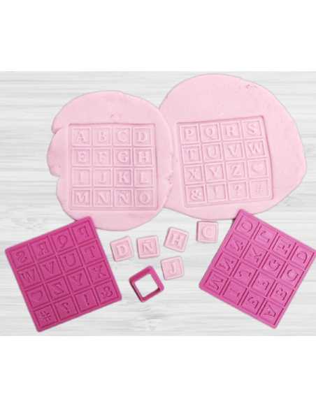CORTANTE + STAMP RELIEVE ABECEDARIO