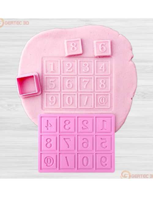 CORTANTE + STAMP RELIEVE NUMEROS