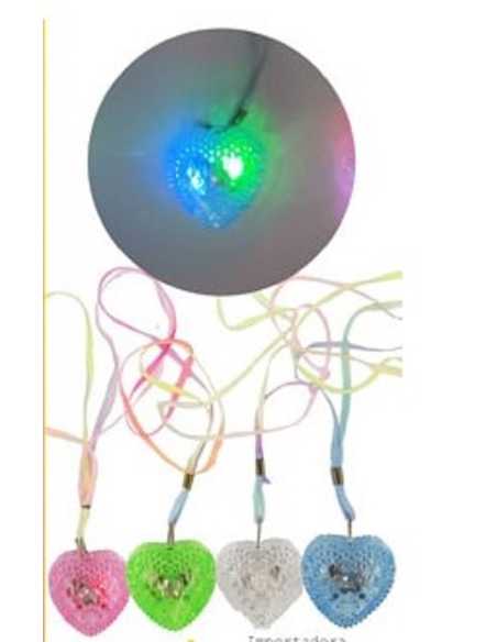 COLGANTE LUMINOSO CORAZON 2 x1
