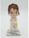 ADORNO PORCELANA NENE/NENA VIRGEN COMUNION C/ACCESORIOS