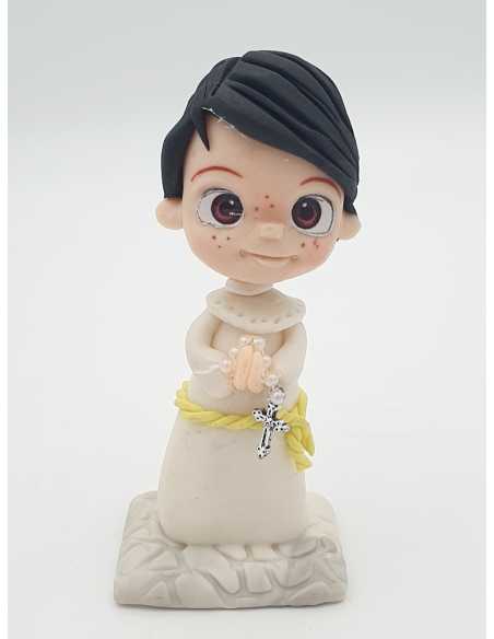 ADORNO PORCELANA NENE/NENA VIRGEN COMUNION C/ACCESORIOS