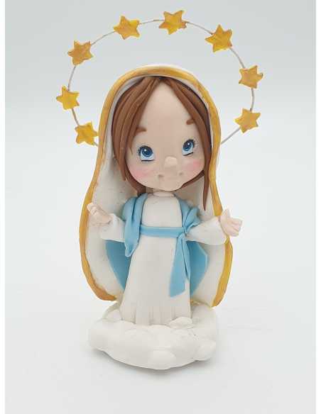 ADORNO PORCELANA NENE/NENA VIRGEN COMUNION C/ACCESORIOS
