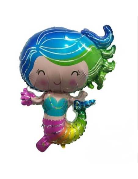 GLOBO SIRENA CHICA x1