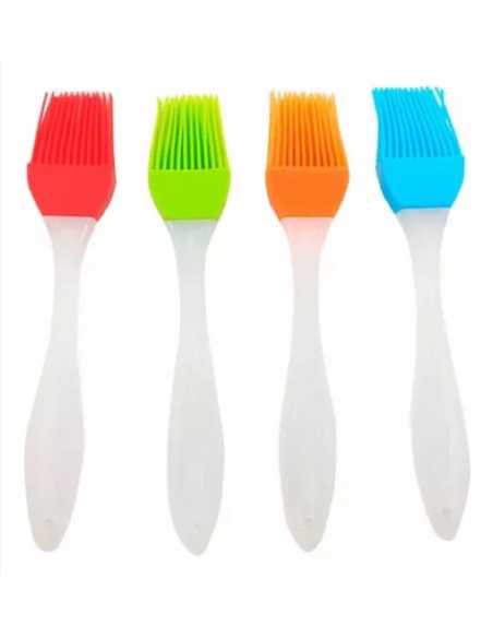PROMO PINCEL DE SILICONA 17cm COLORES SURTIDOS