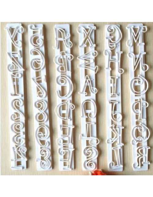 CORTANTE DE LETRAS Y NUMEROS FUNKY 4cm