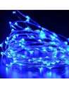 GUIRNALDA MICROLED ALAMBRE DECO 10 LUCES 1M FRIA CON SECUENCIAS x1