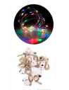 GUIRNALDA MICROLED ALAMBRE DECO 10 LUCES 1M MULTICOLOR CON SECUENCIAS x1