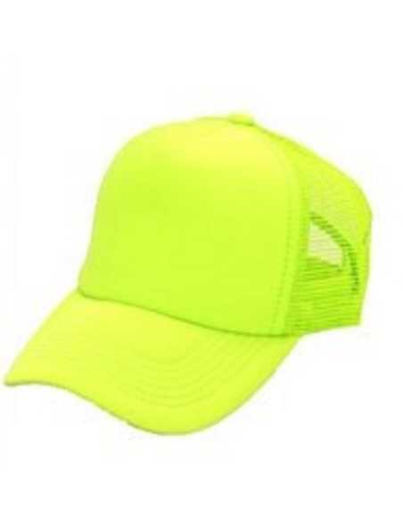 GORRA VISERA TRUCKER FLUO AMARILLO