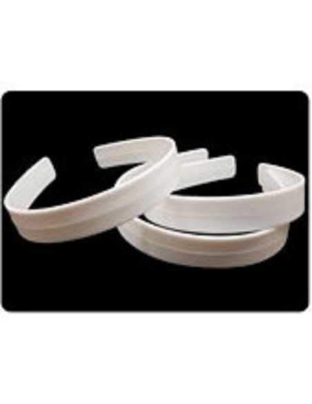 VINCHA PARA ARMADOR ANCHA 2,5cm BLANCA