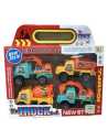 COCHES DE CONSTRUCCION x4 EN CAJA