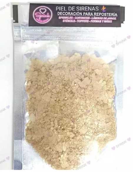 SPRINK PIEL DE SIRENA COMESTIBLES x10g DORADO