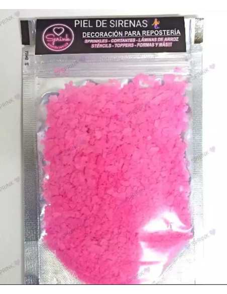 SPRINK PIEL DE SIRENA COMESTIBLES x10g FLUO ROSA