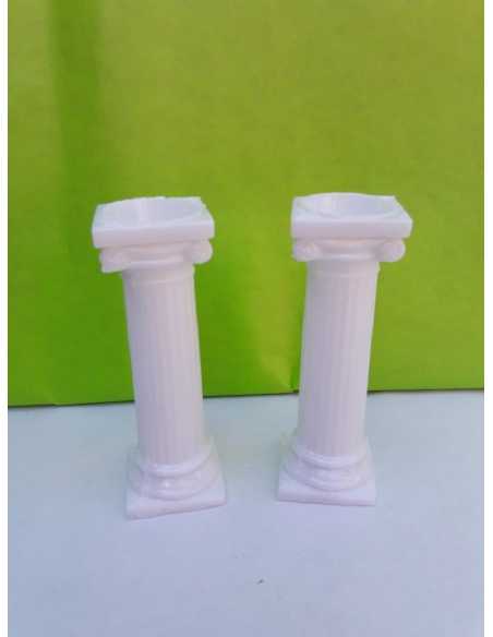 COLUMNAS PL. MEDIANAS 12cm x4 BLANCA