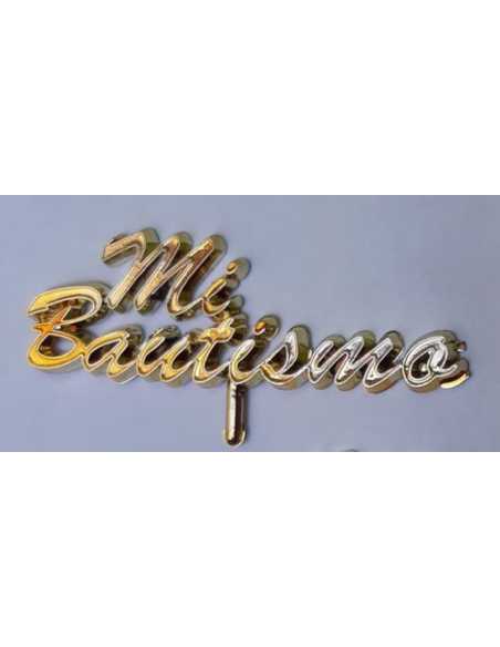 TEXTO MI BAUTISMO DORADO x24