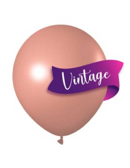 GLOBO STANDARD 12" PASTEL ROSA VINTAGE x 25