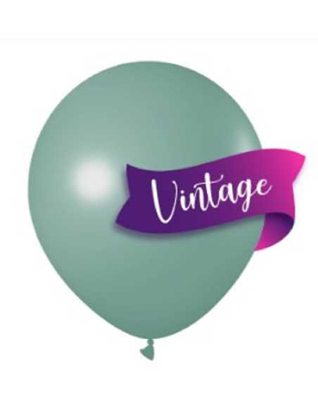 GLOBO STANDARD 12" PASTEL VERDE OLIVA VINTAGE x 25
