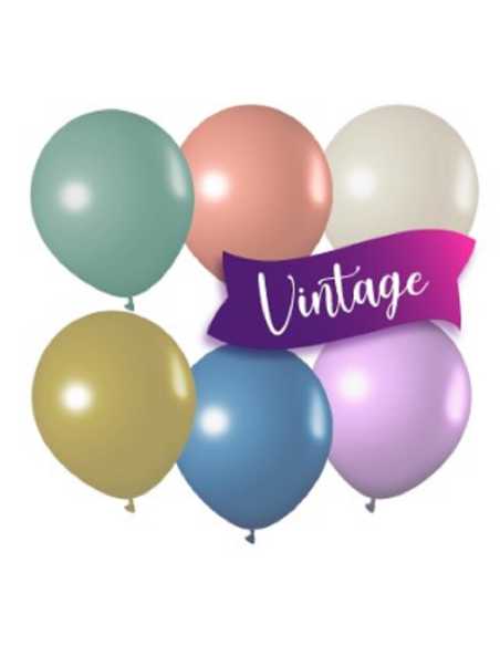 GLOBO STANDARD 9" PASTEL MULTICOLOR VINTAGE x 25