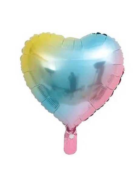 GLOBO METALIZADO CORAZON GRADIENTE 18"