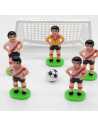 JUGADOR CON BASE CON ARCO ROJO/BLANCO x 5