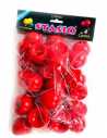 NARIZ DE PAYASO CON ELASTICO ROJA x 36
