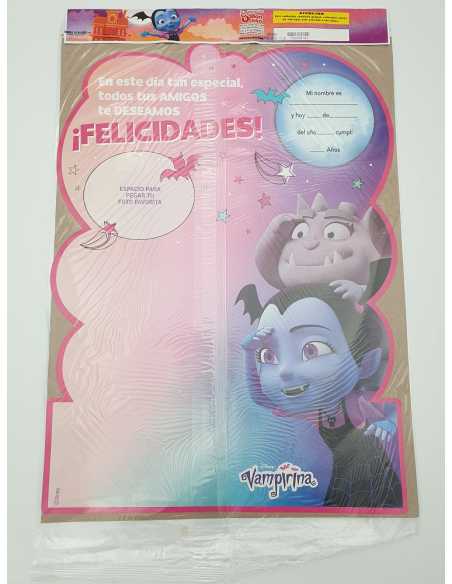 AFICHE BIENVENIDO C/RECORDATORIO VAMPIRINA