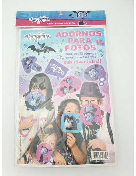 ADORNO PARA FOTOS VAMPIRINA x 10