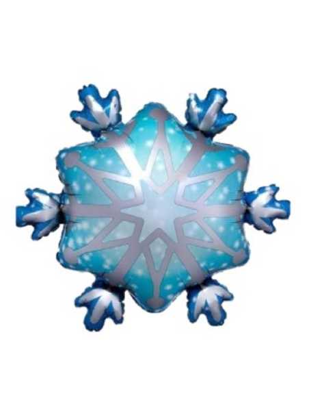 GLOBO METALIZADO SILUETA CHICA CH1 COPO DE NIEVE x1