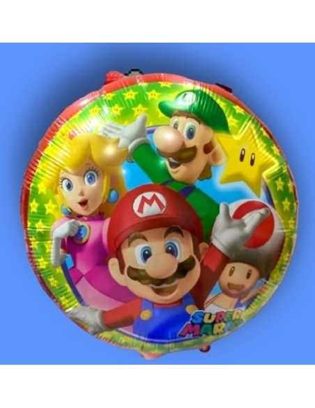 GLOBO METALIZADO 18" CH1 MARIO x1