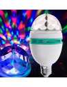 LAMPARA DJ LED GIRATORIA CON EFECTO LUMINOSO