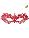 ANTIFAZ ENCAJE ROJO MARIPOSA NOCTURNA AT14