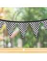 BANDERIN CUADRITOS NEGROS x 1