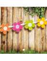 BANDERIN FLORES LISAS 5 PETALOS x 1