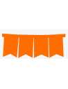BANDERIN VINTAGE LISO NARANJA x 1