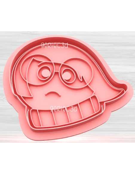 CORTANTE + STAMP 8,5cm INTENSAMENTE TRISTEZA