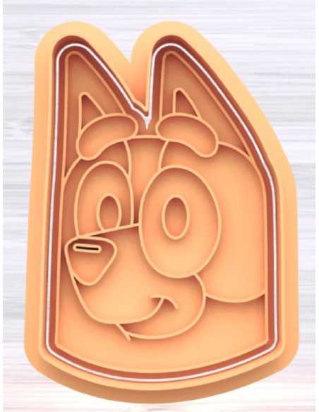 CORTANTE + STAMP 10cm BLUEY (D4)