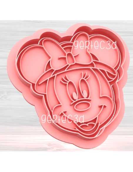 CORTANTE + STAMP 8cm MINNIE SAFARI