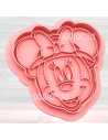 CORTANTE + STAMP 8cm MINNIE SAFARI